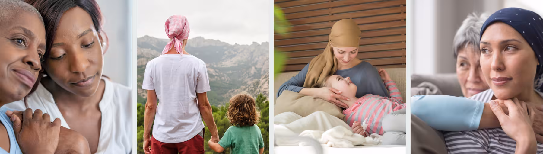 Women in various stages of cancer